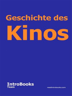 cover image of Geschichte des Kinos